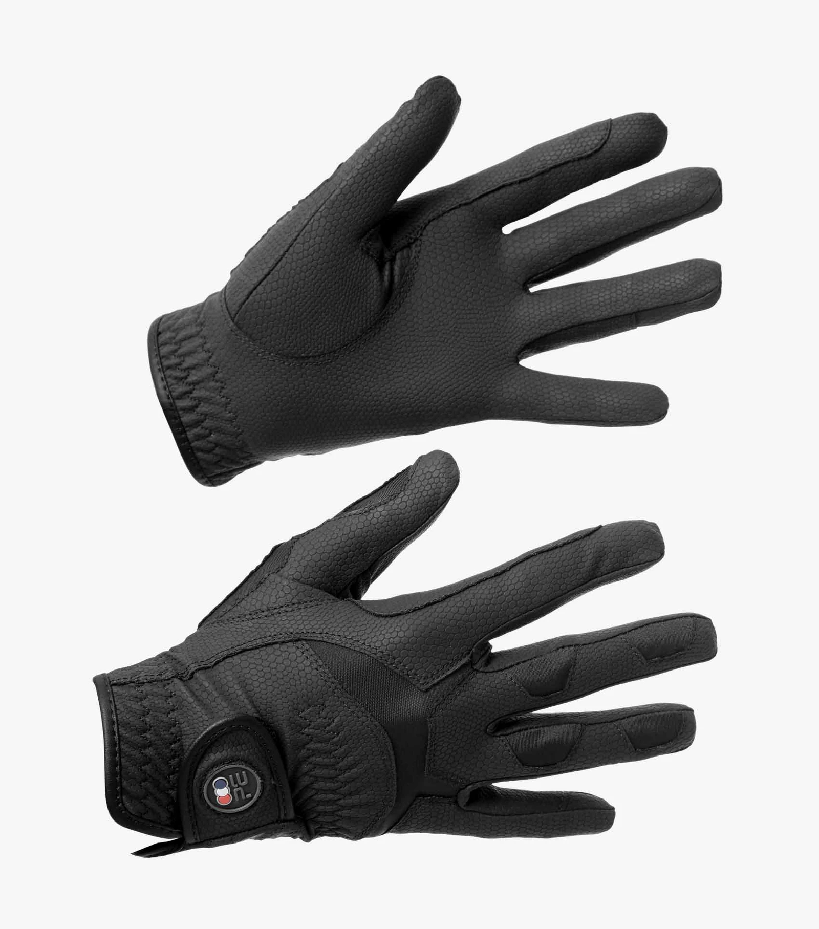 Detské jazdecké rukavice Windsor - čierne